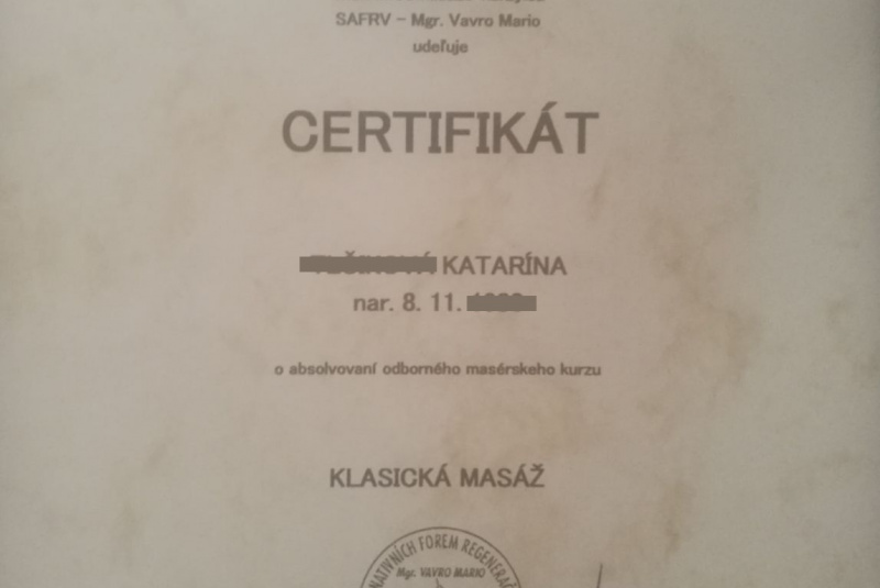  Masérka Katka